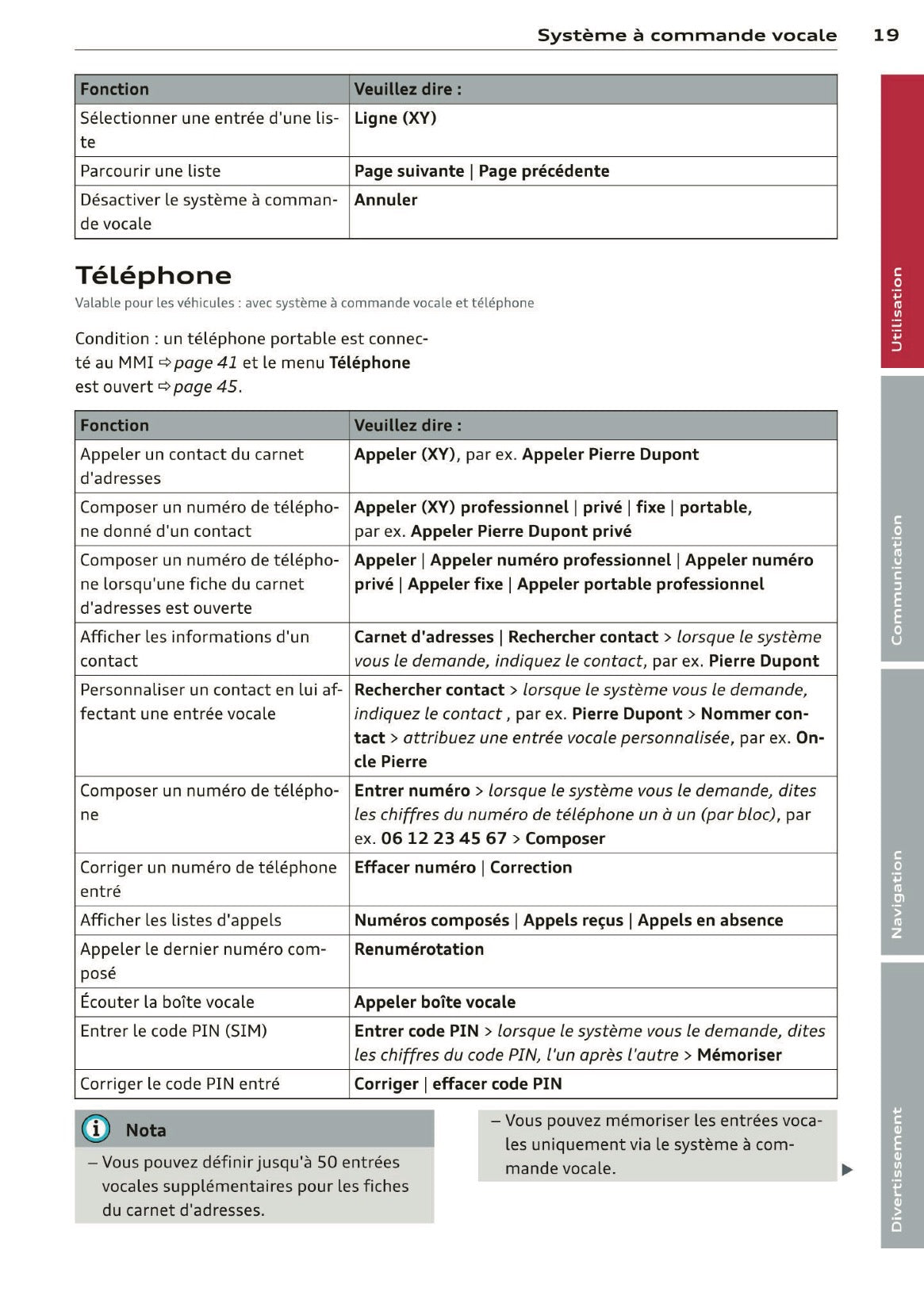 2013 Audi Q5/SQ5 MMI Navigation Plus Manuel d'Infotainment | Français