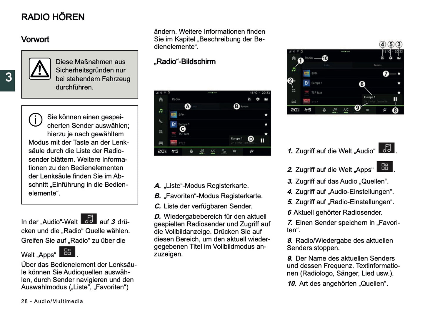 2024-2025 Dacia Media Nav Live Infotainment Manual | German
