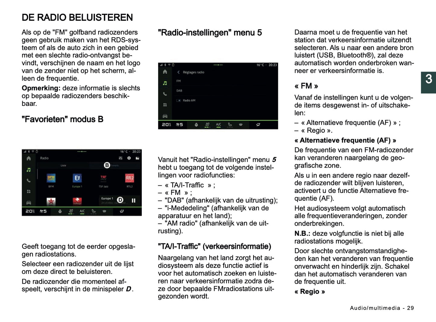 2024-2025 Dacia Media Nav Live Infotainment Manual | Dutch