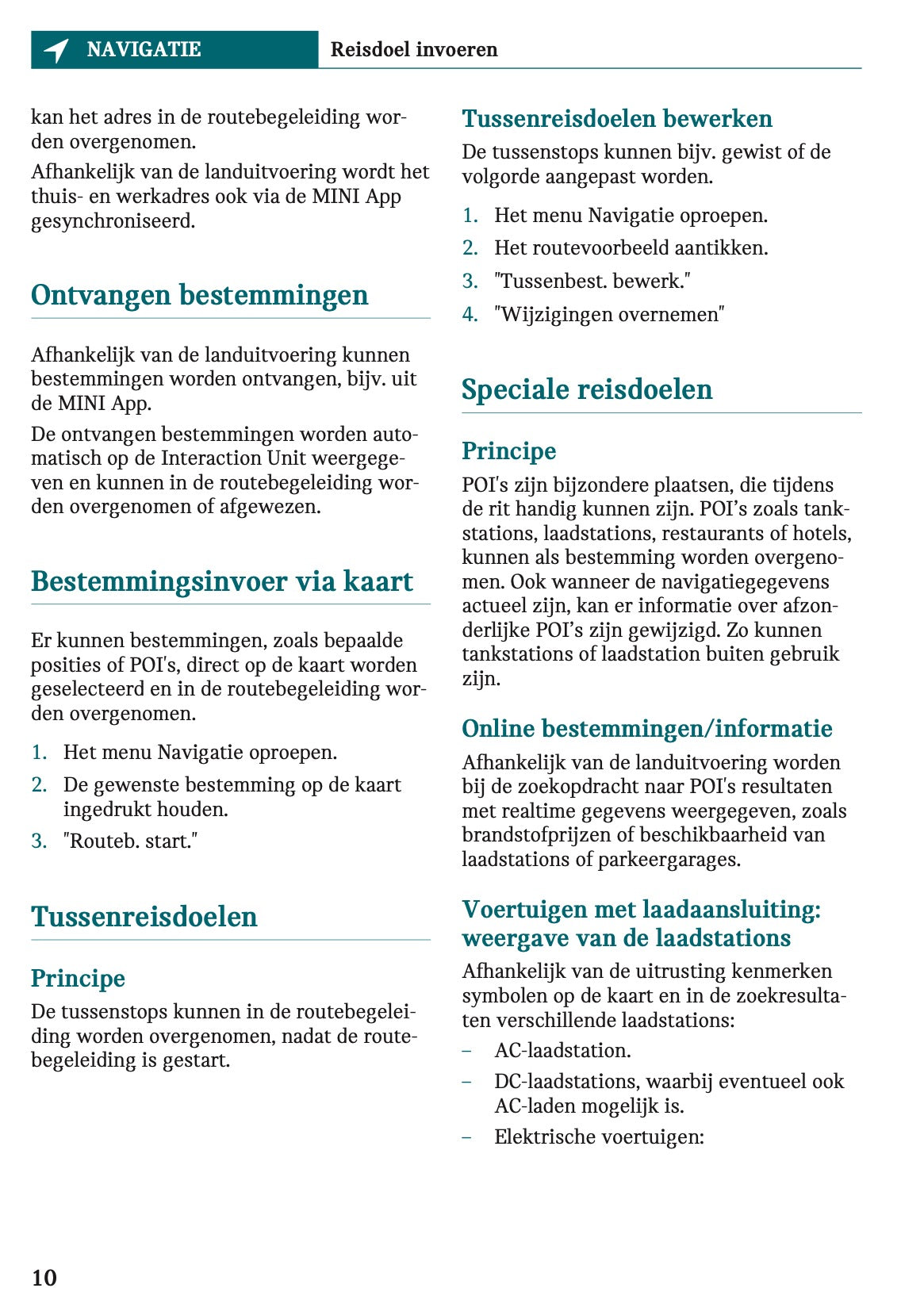 2024 Mini Countryman Electric Infotainment Manual | Dutch