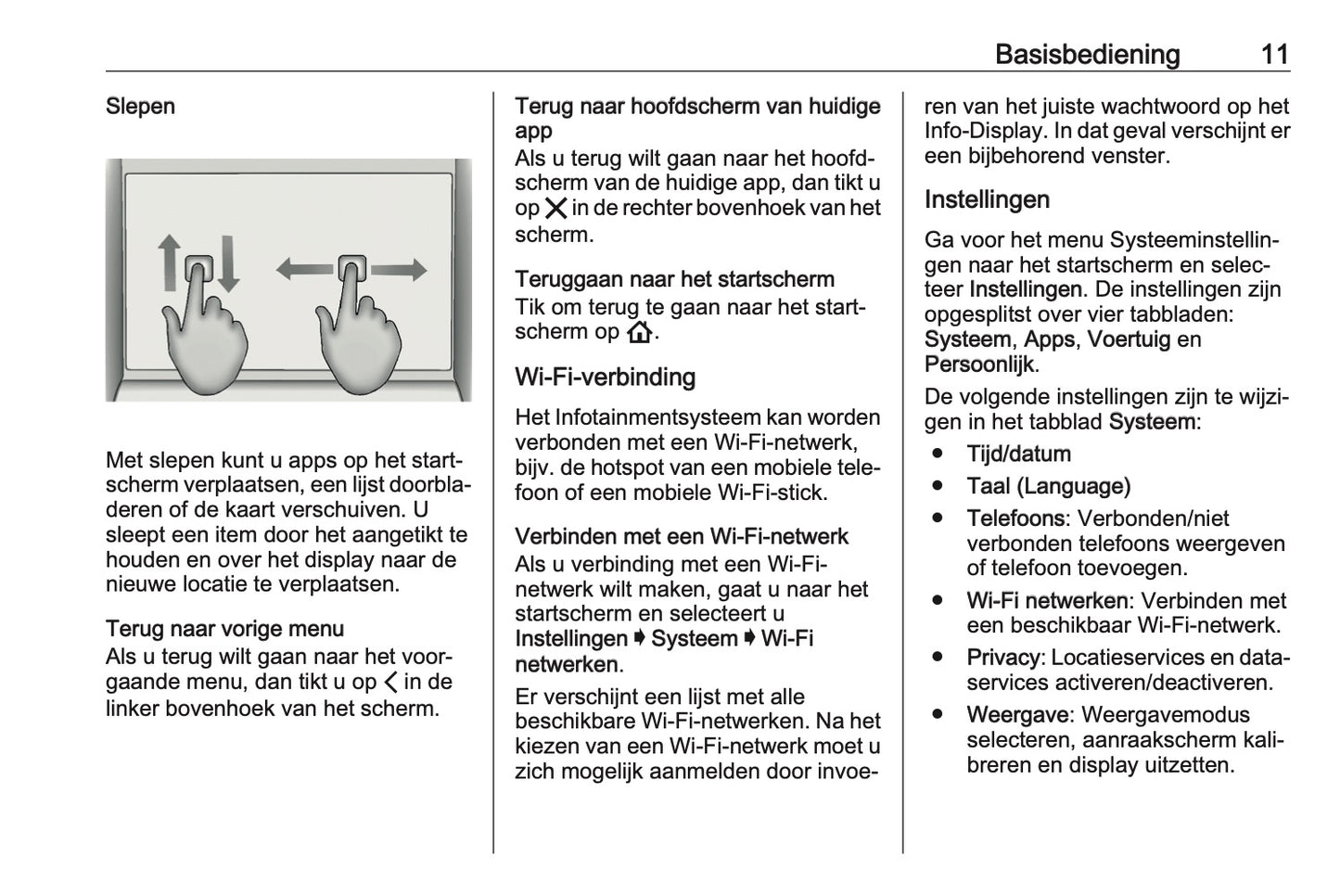 2020-2021 Opel Insignia Infotainment Manual | Dutch