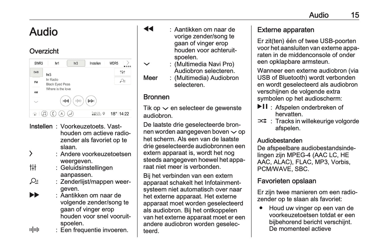 2020-2021 Opel Insignia Infotainment Manual | Dutch