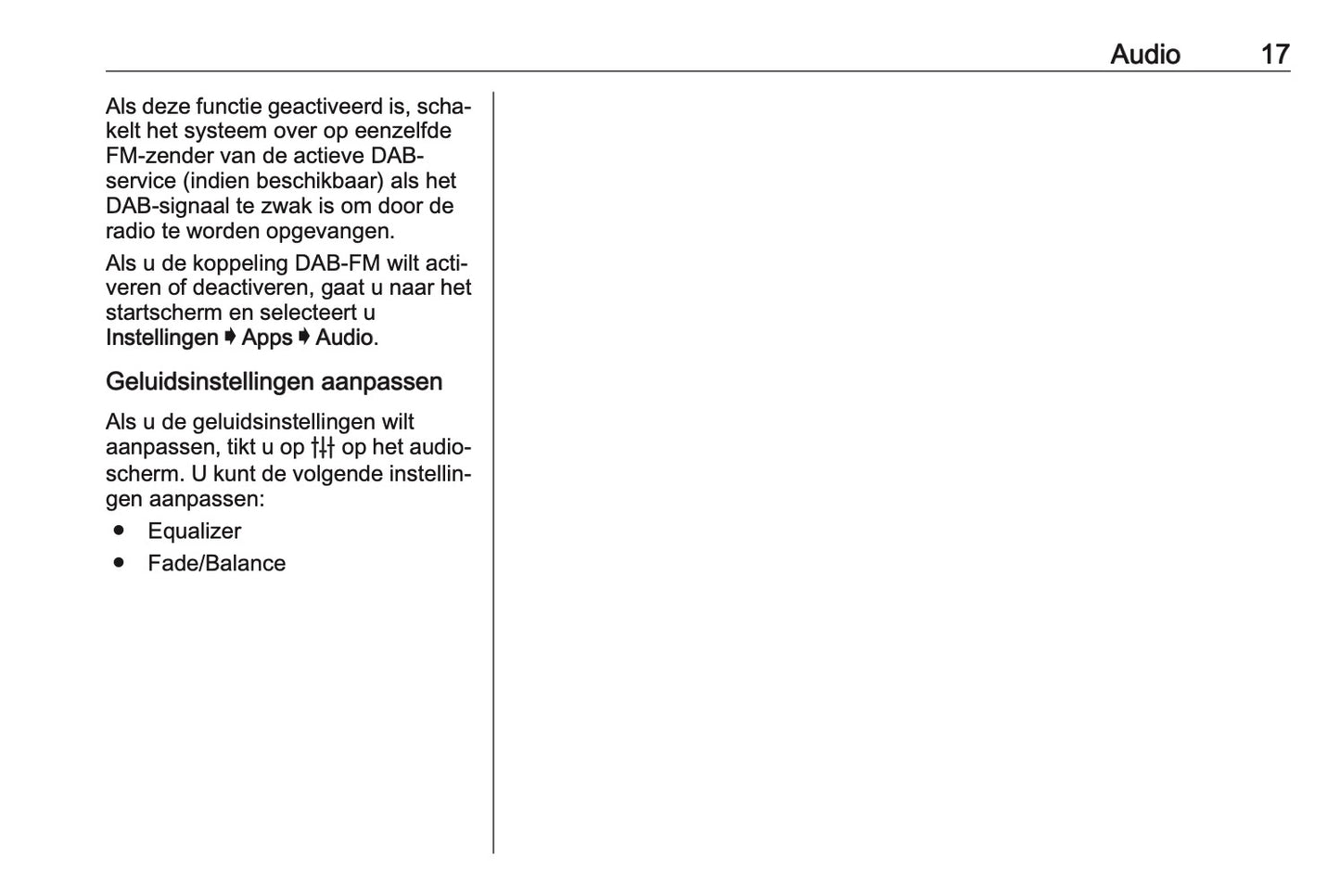 2020-2021 Opel Insignia Infotainment Manual | Dutch