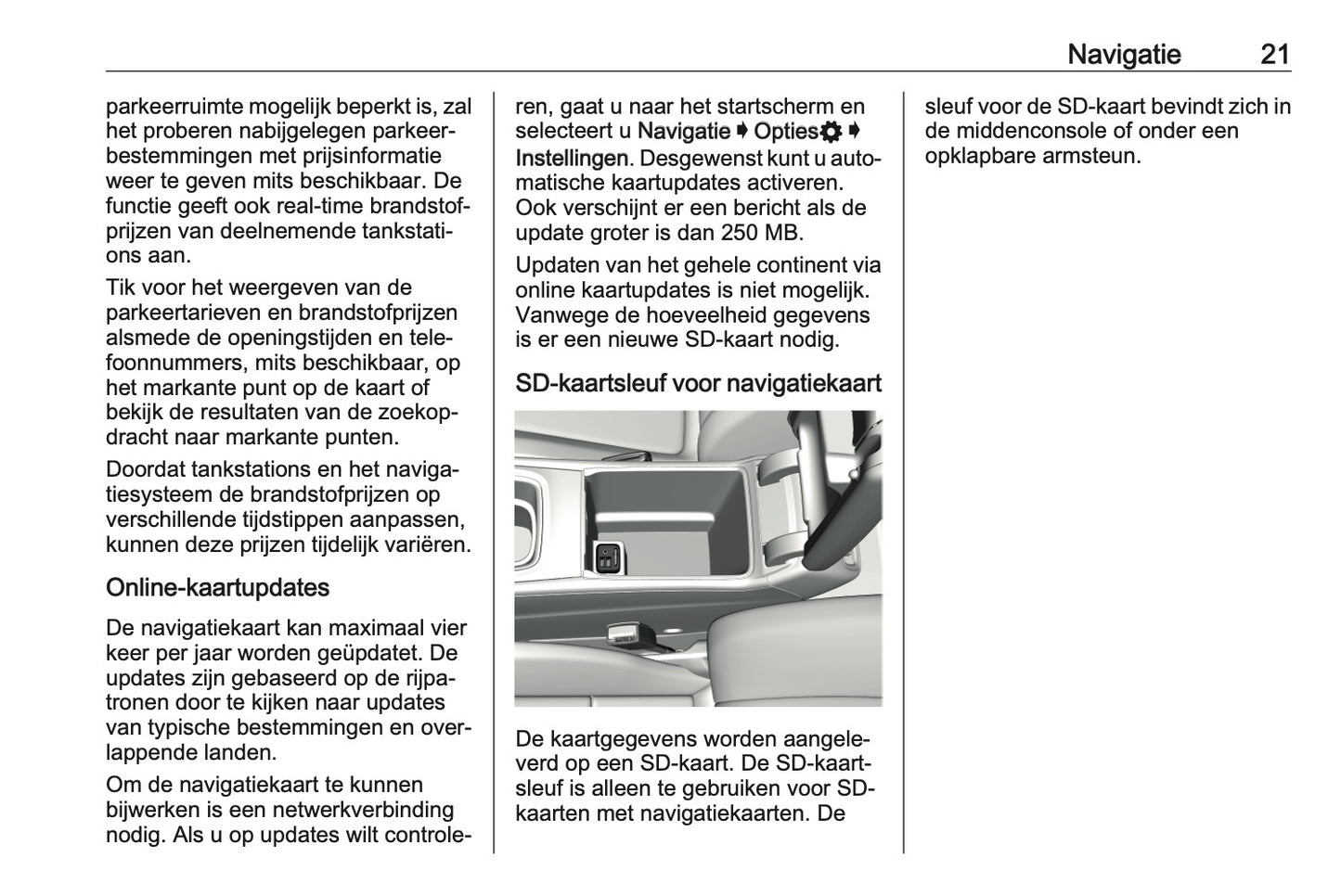 2020-2021 Opel Insignia Infotainment Manual | Dutch