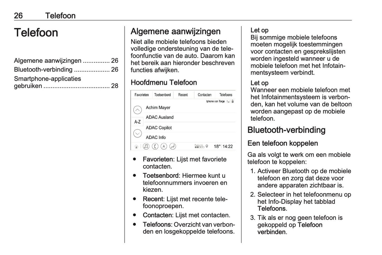 2020-2021 Opel Insignia Infotainment Manual | Dutch