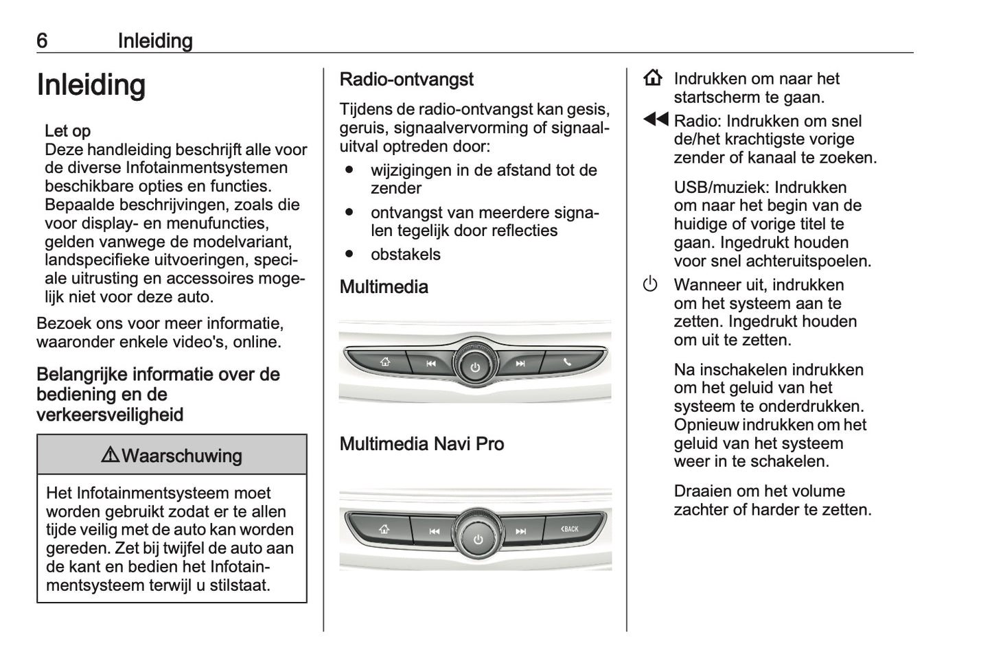 2020-2021 Opel Insignia Infotainment Manual | Dutch