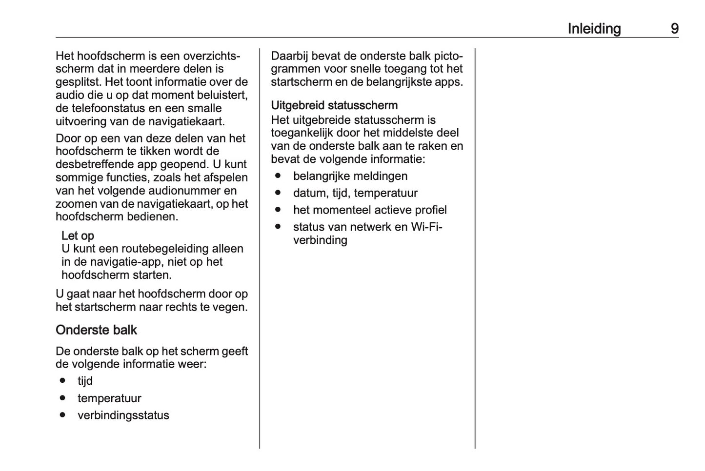 2020-2021 Opel Insignia Infotainment Manual | Dutch