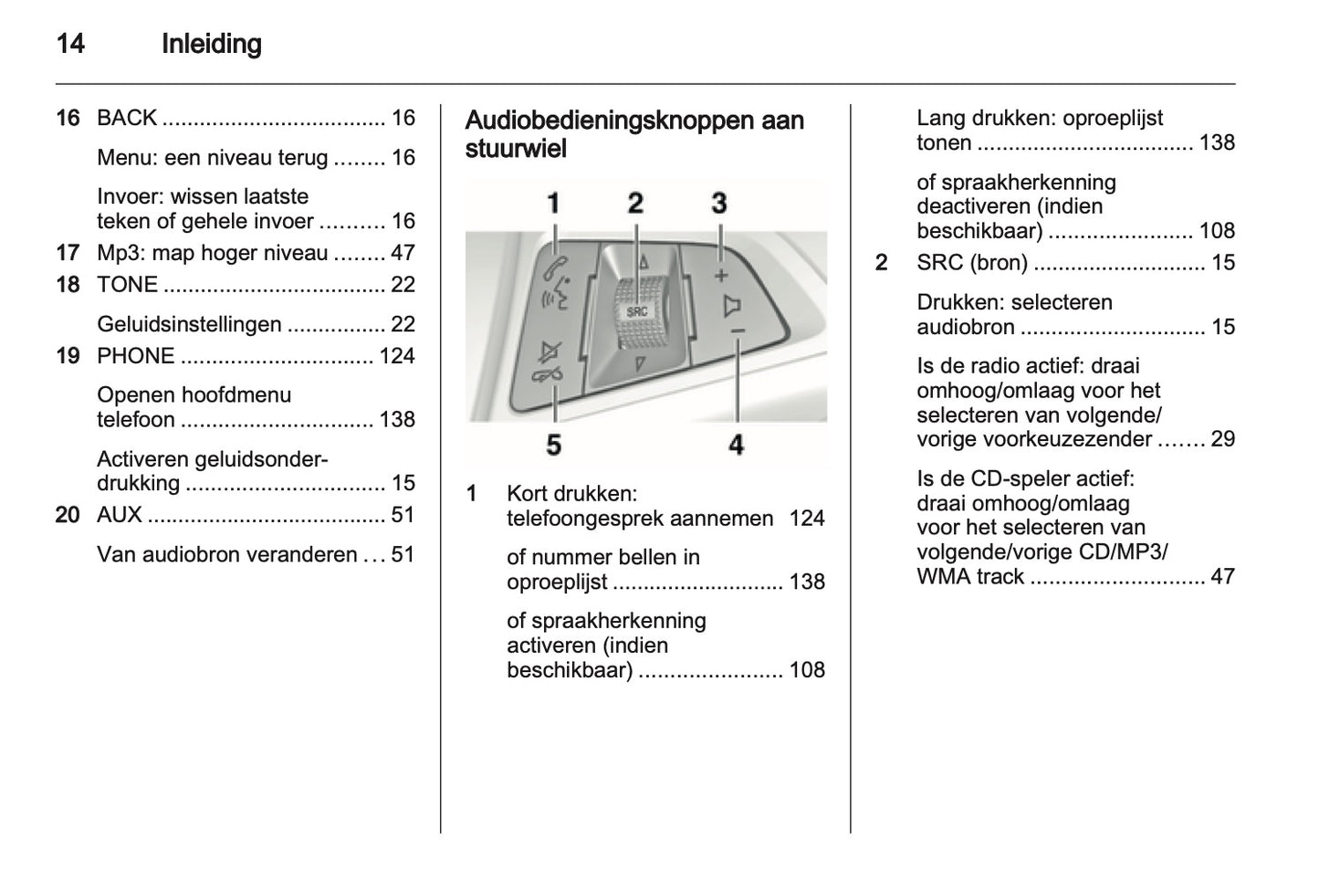 2012 Opel Meriva Infotainment Manual | Dutch