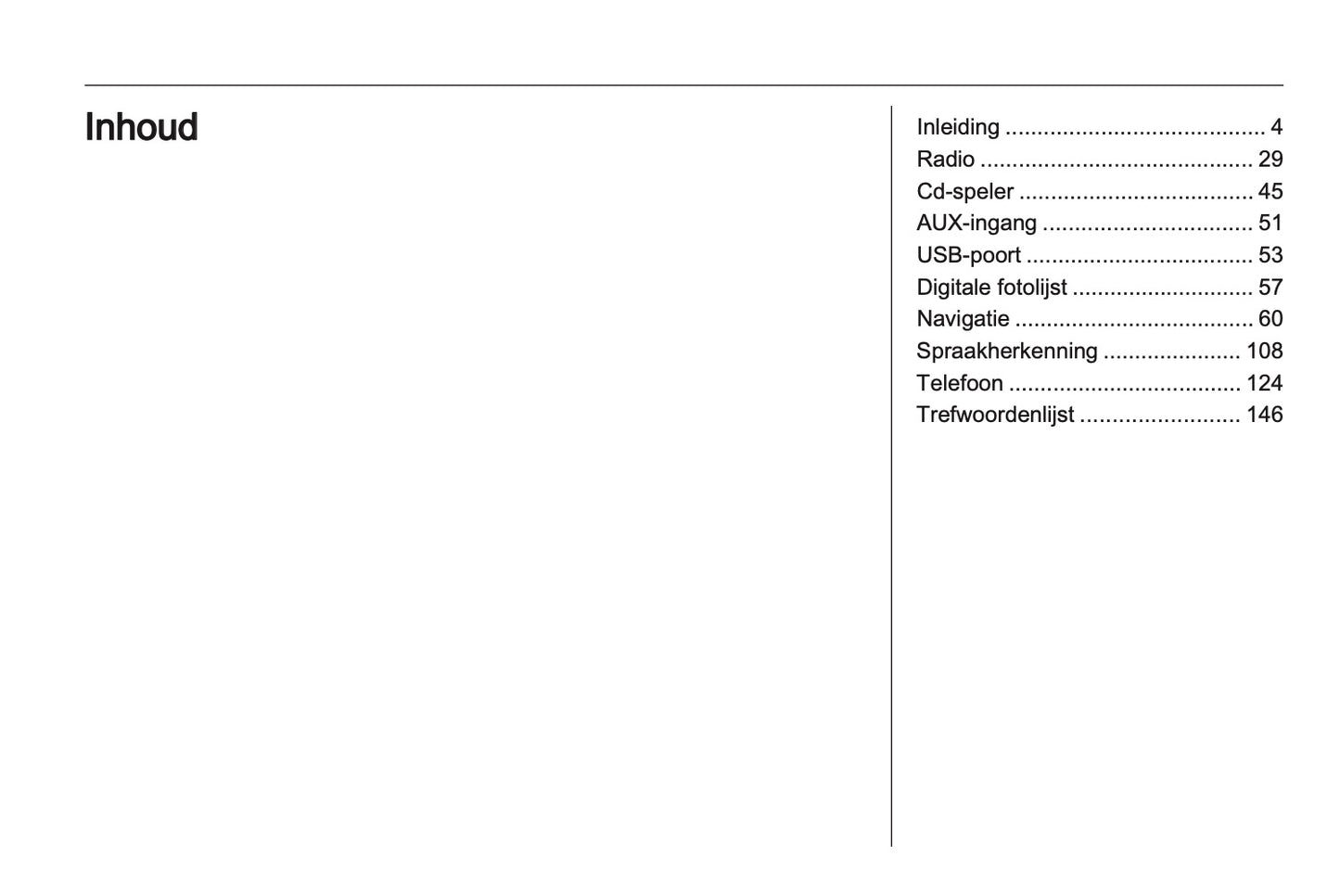 2012 Opel Meriva Infotainment Manual | Dutch