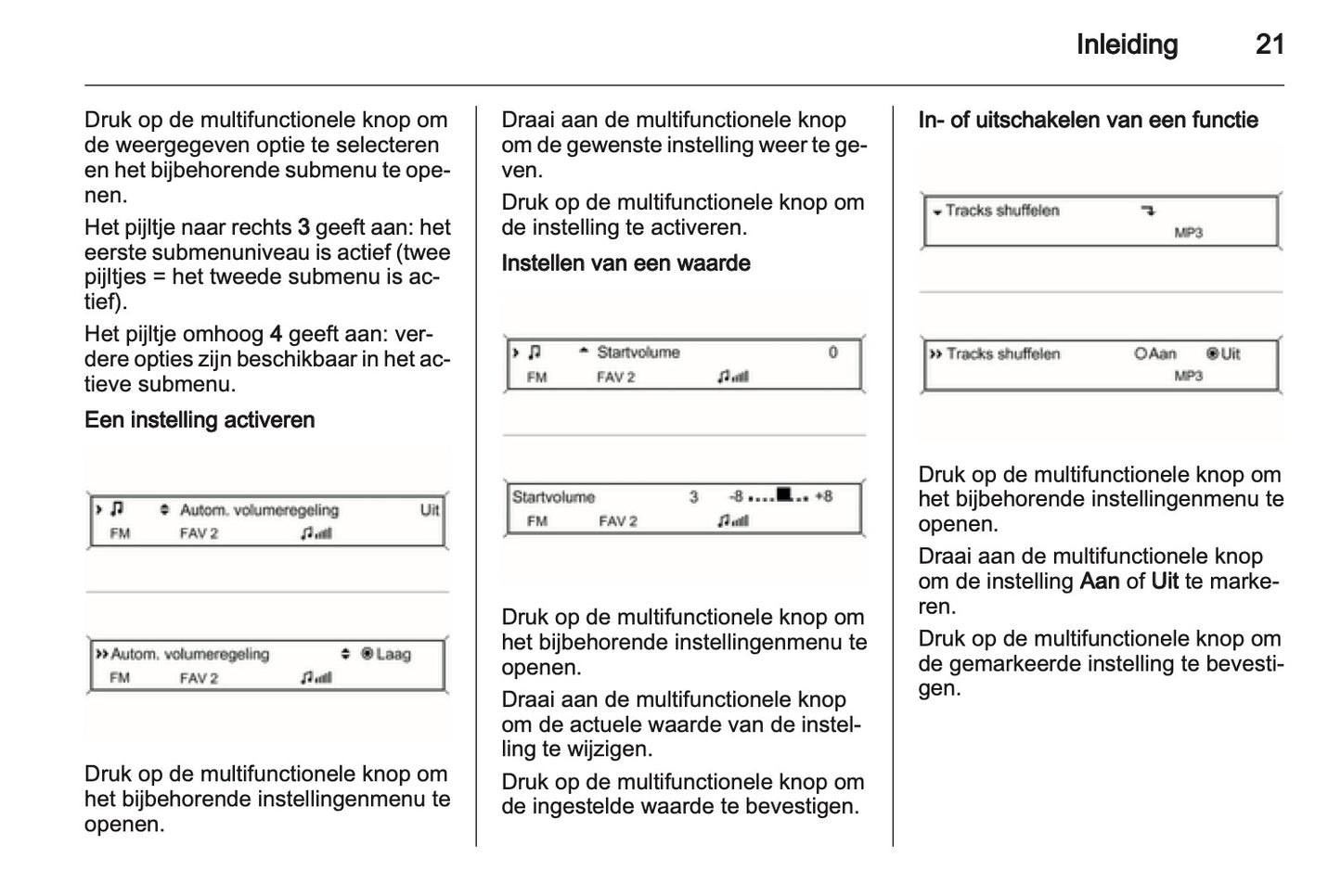 2012 Opel Meriva Infotainment Manual | Dutch