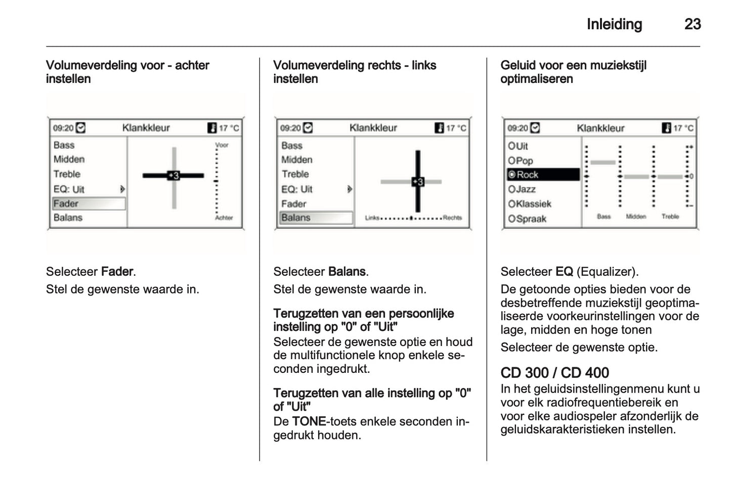 2012 Opel Meriva Infotainment Manual | Dutch