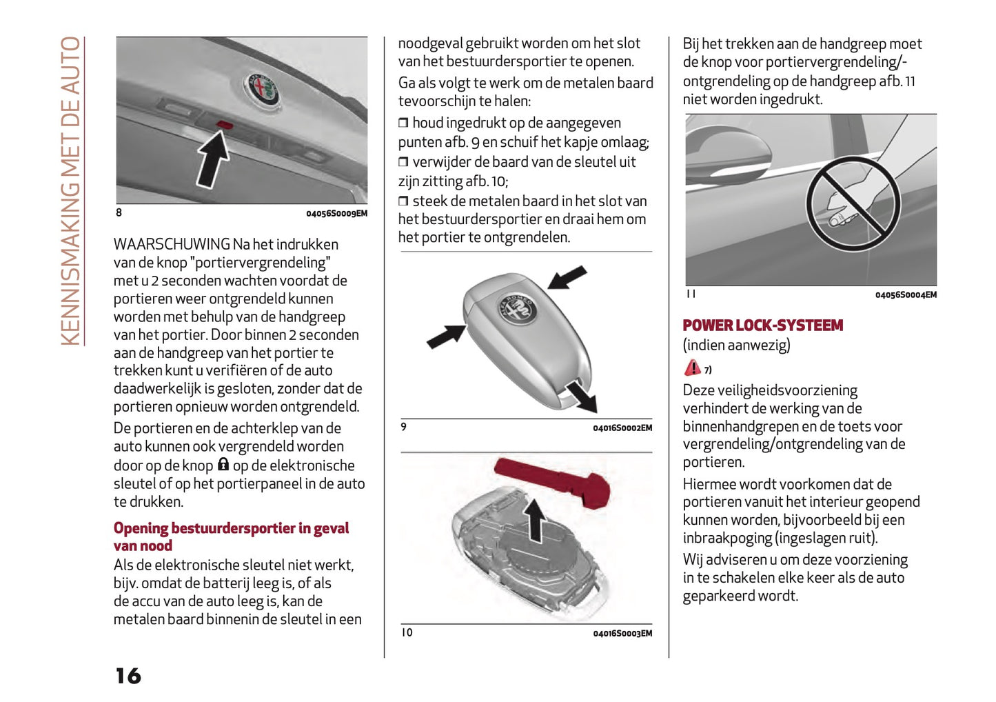2021-2025 Alfa Romeo Giulia GTA/GTAm Owner's Manual | Dutch