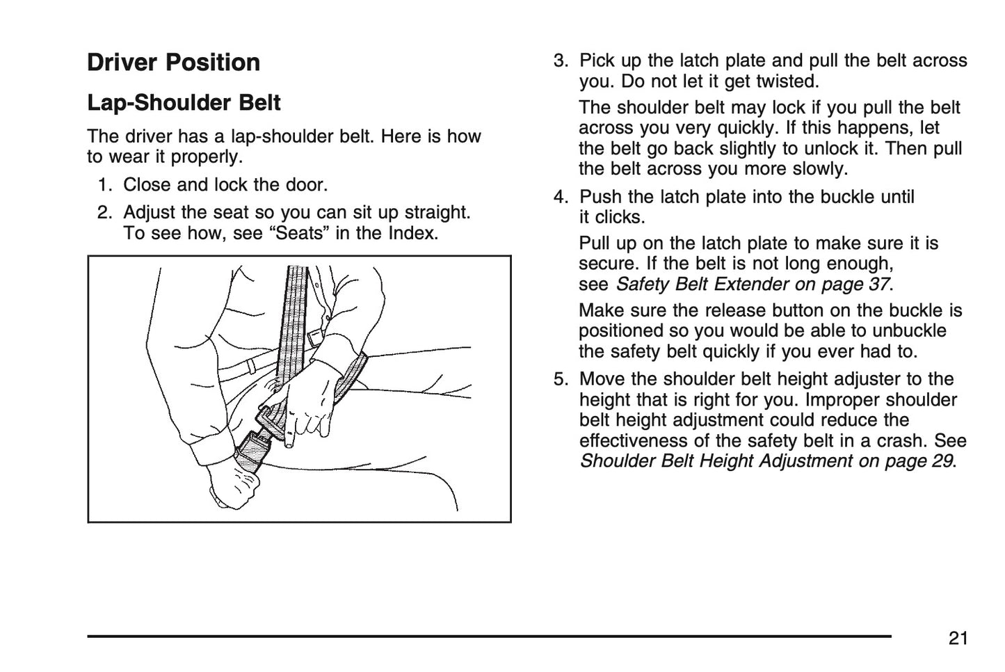 2007 Cadillac STS/STS-V Owner's Manual | English