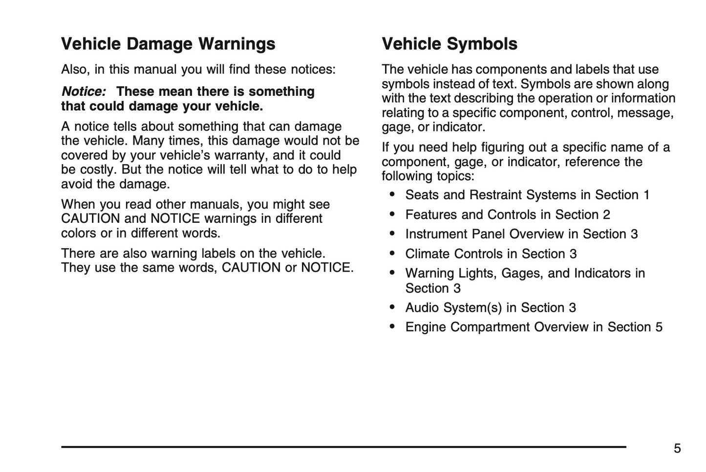 2007 Cadillac STS/STS-V Owner's Manual | English