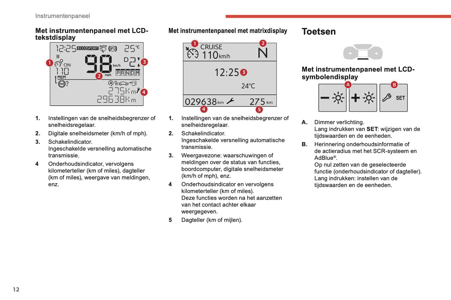 2018-2019 Citroën Berlingo Owner's Manual | Dutch