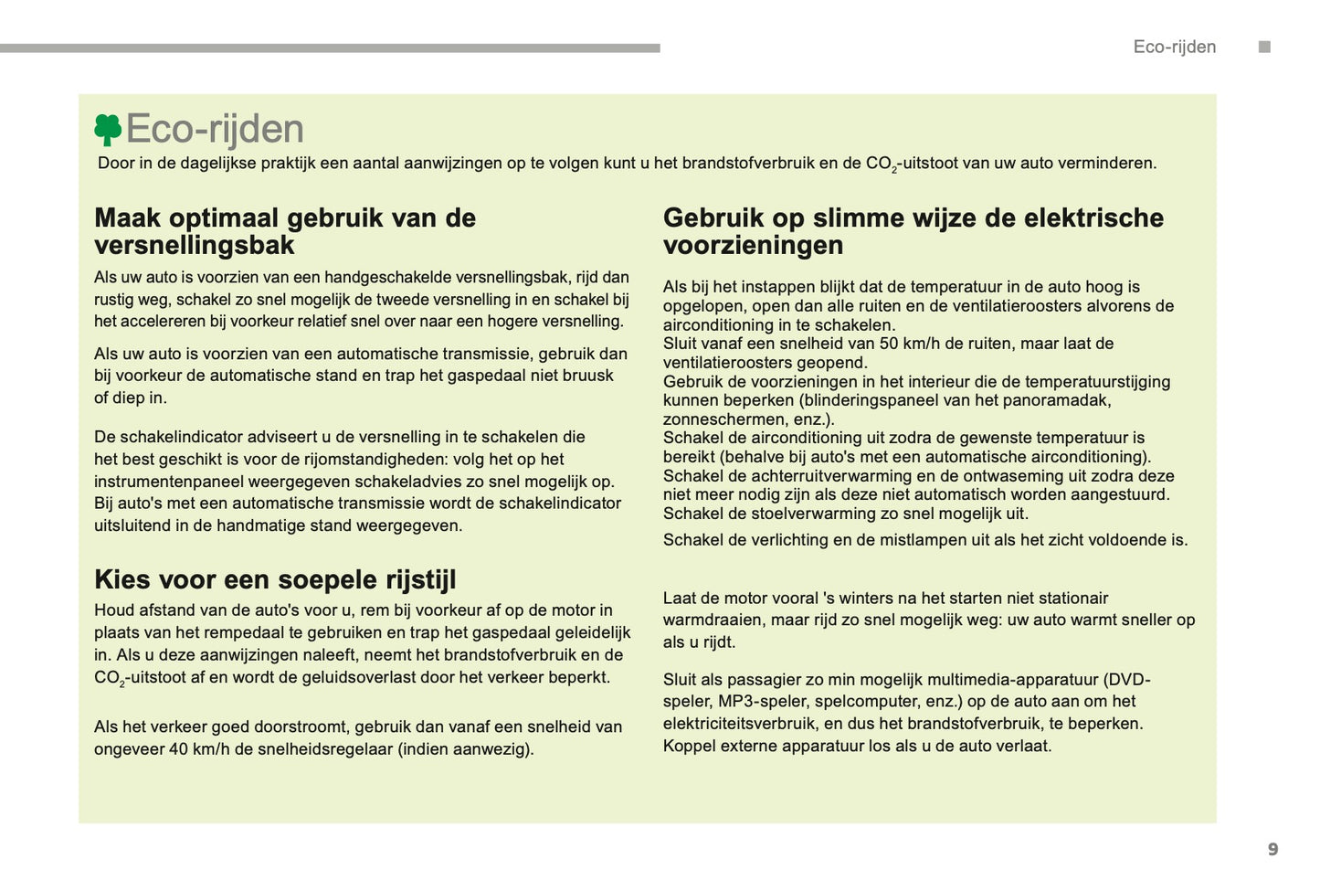 2016-2017 Citroën C3 Owner's Manual | Dutch