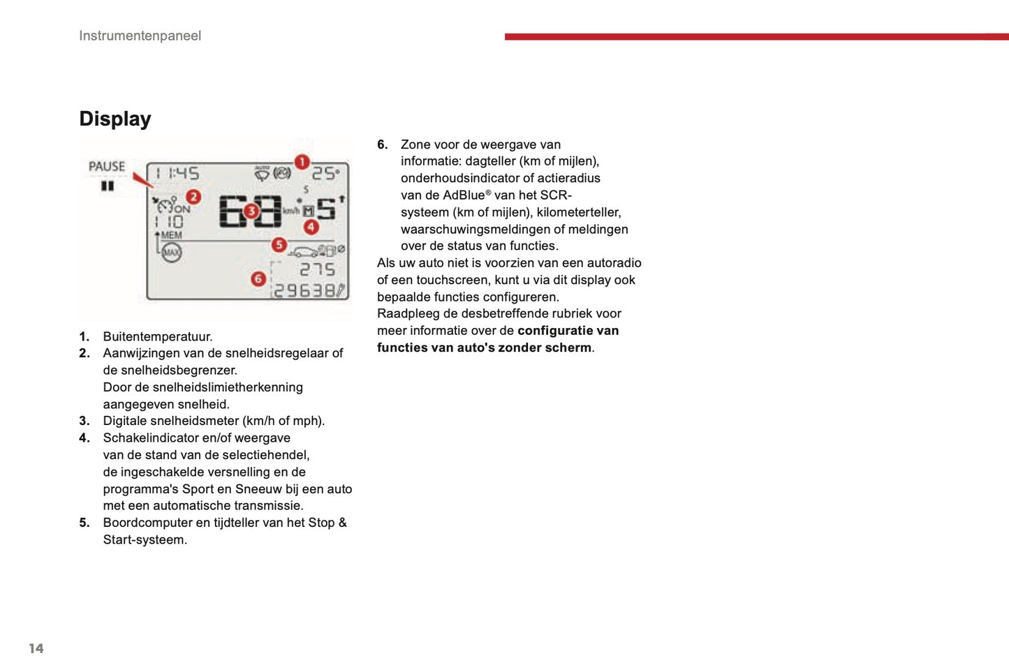 2016-2017 Citroën C3 Owner's Manual | Dutch