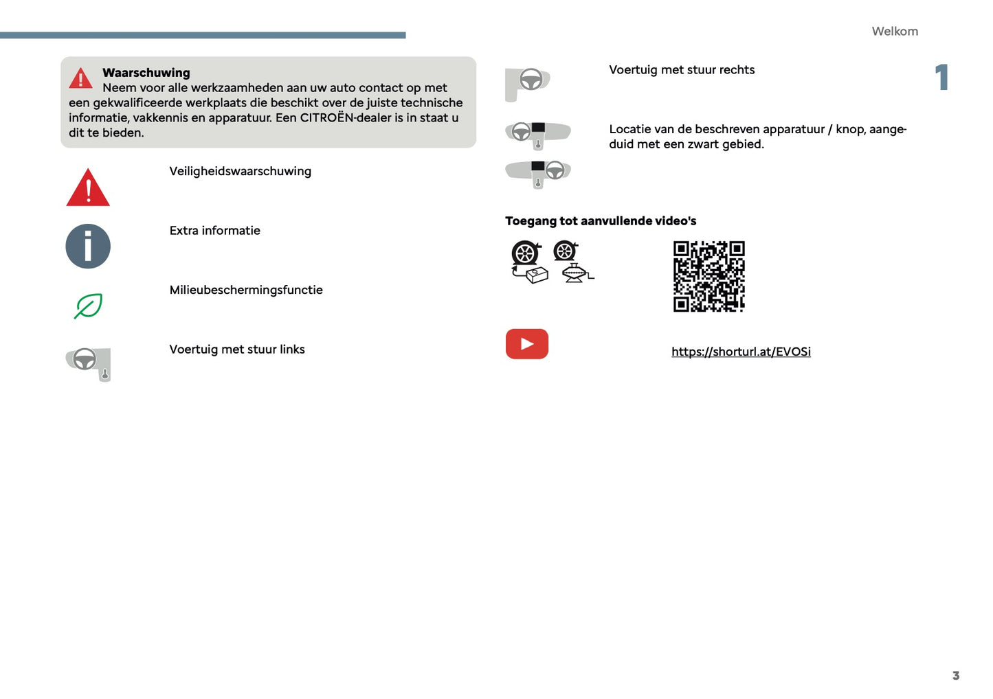 2025 Citroën C3 Owner's Manual | Dutch