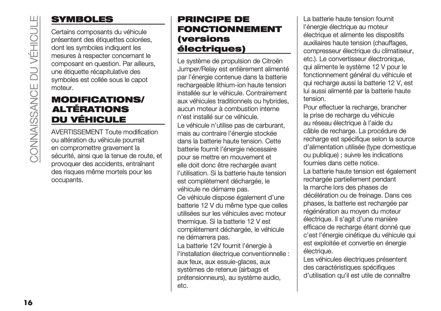 2025 Citroën Jumper/Relay Owner's Manual | French