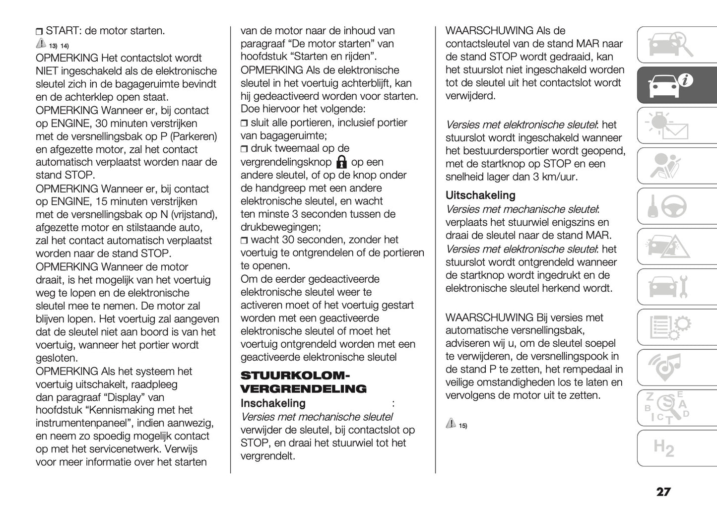 2025 Citroën Jumper/Relay Owner's Manual | Dutch