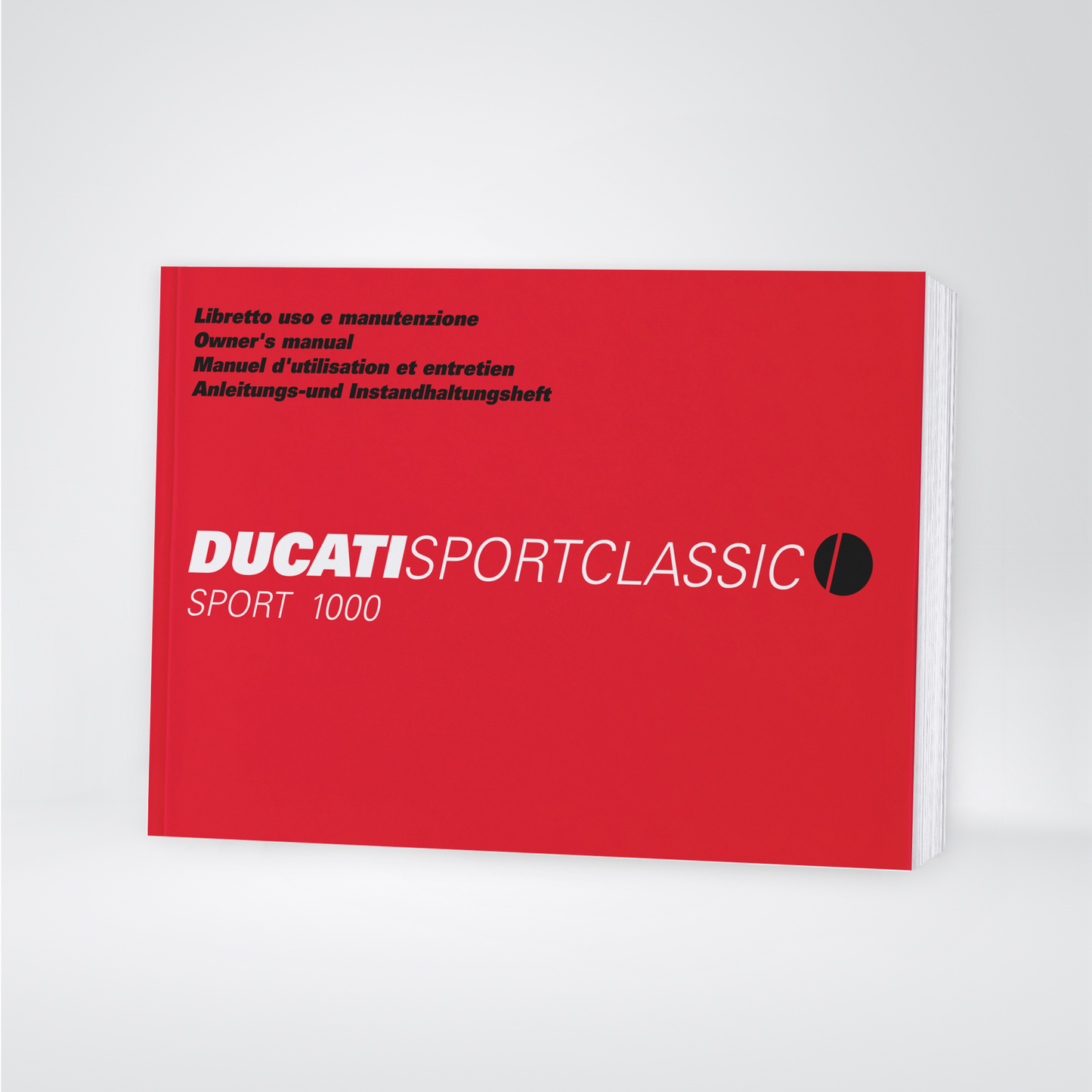 2006-2008 Ducati Sport1000 Manuel du propriétaire | Anglais