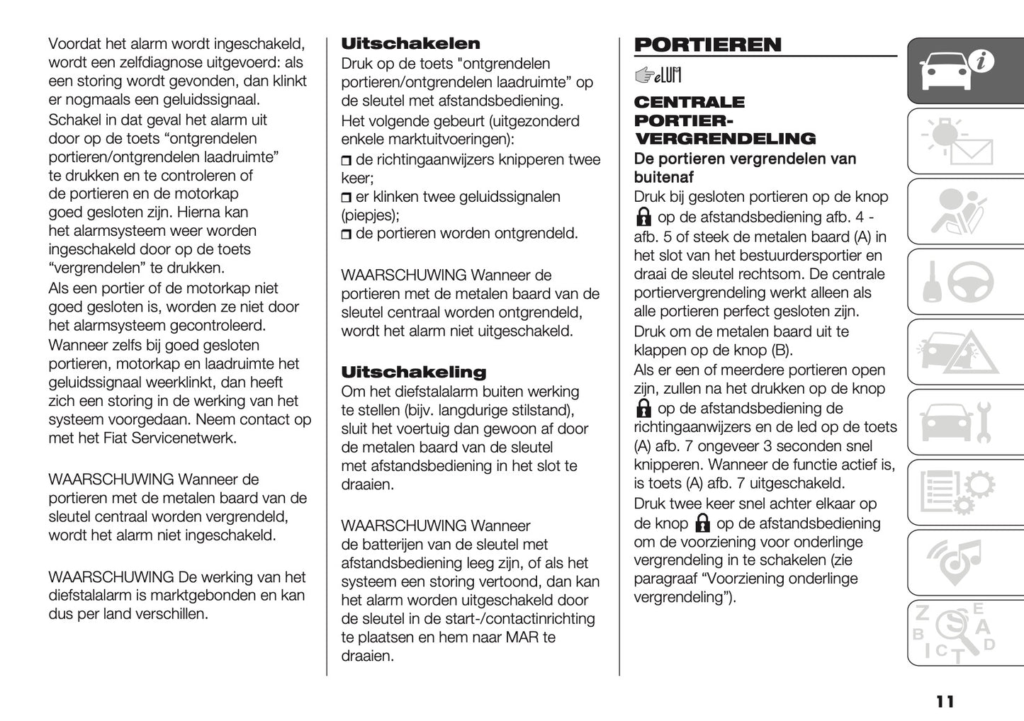 2019-2020 Fiat Ducato Camper Owner's Manual | Dutch