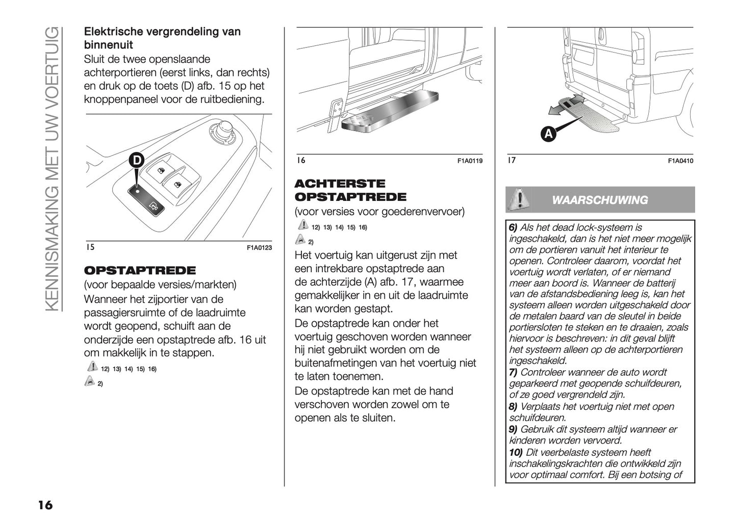 2019-2020 Fiat Ducato Camper Owner's Manual | Dutch