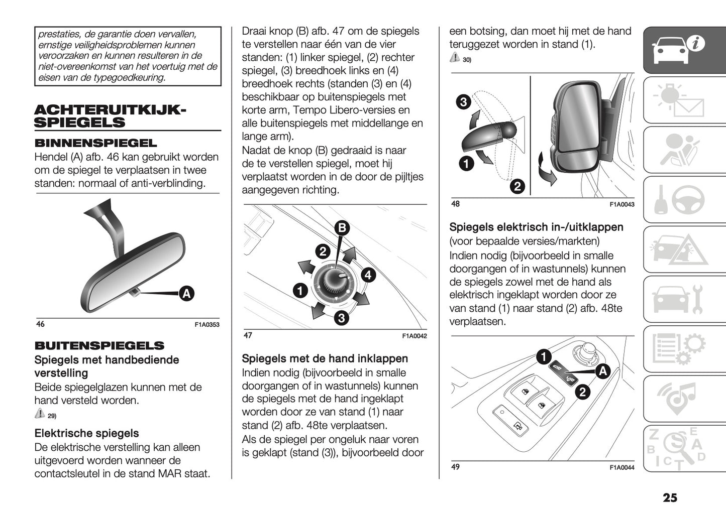 2019-2020 Fiat Ducato Camper Owner's Manual | Dutch