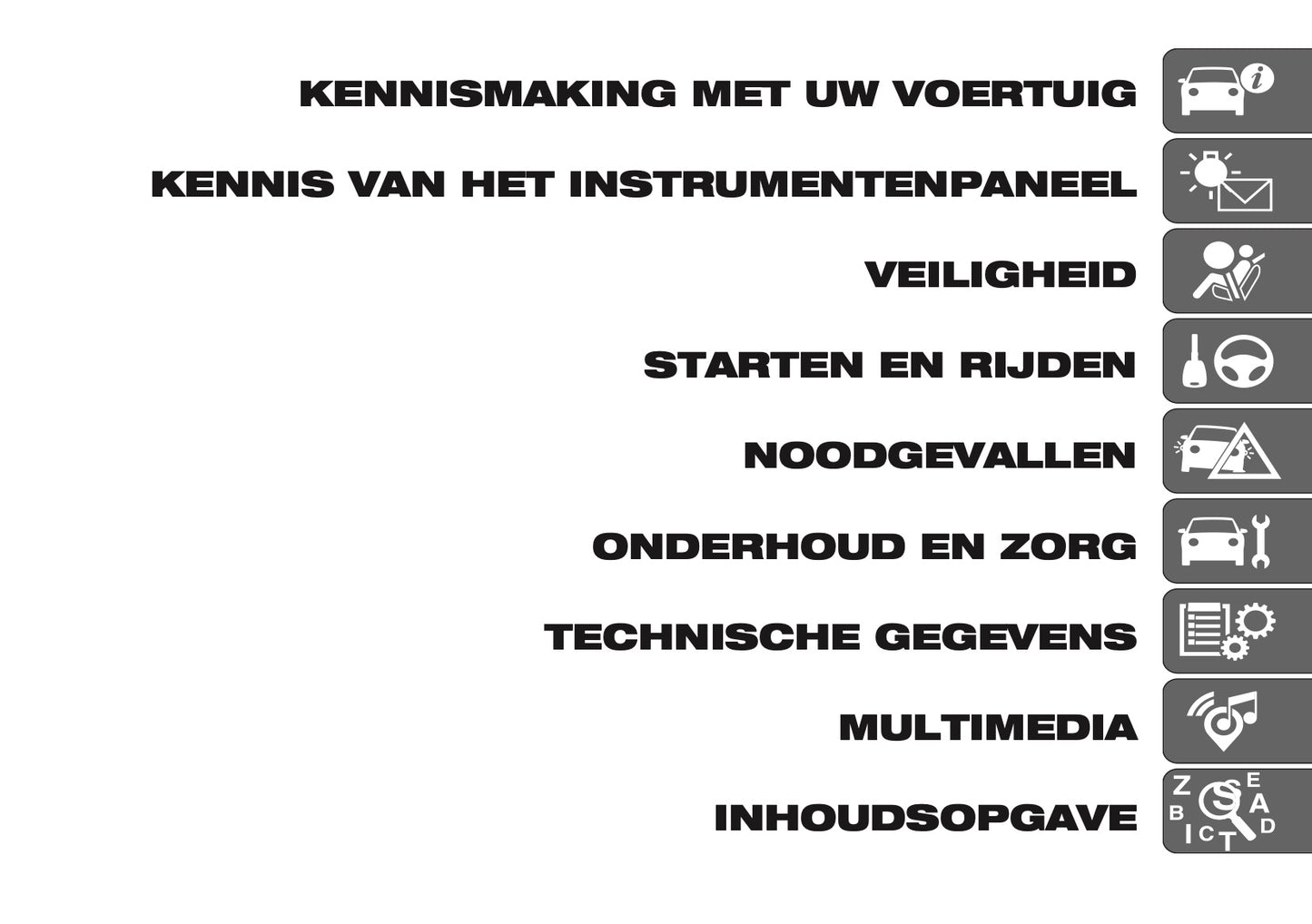 2019-2020 Fiat Ducato Camper Owner's Manual | Dutch