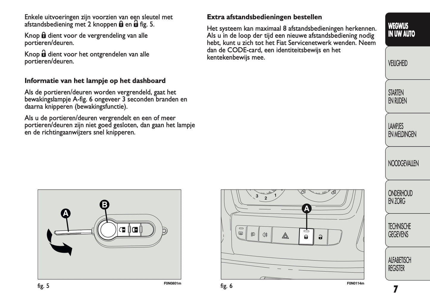 2011-2012 Fiat Ducato 250 Owner's Manual | Dutch
