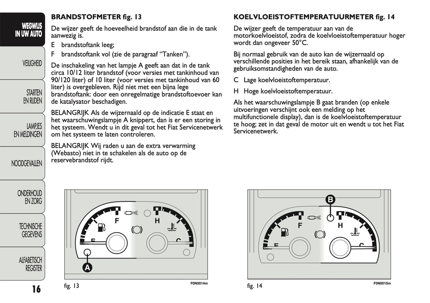 2011-2012 Fiat Ducato 250 Owner's Manual | Dutch