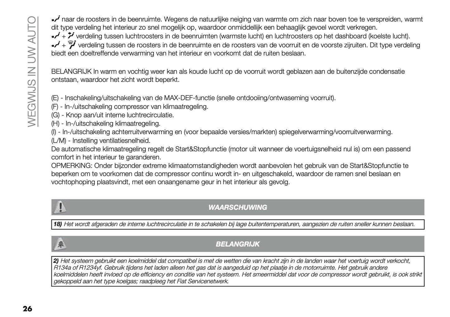 2019 Fiat Panda Owner's Manual | Dutch