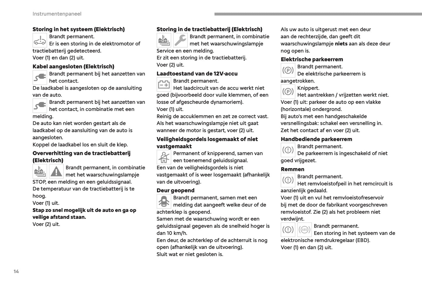 2023-2025 Fiat Scudo/E-Scudo Ulysse/E-Ulysse Owner's Manual | Dutch