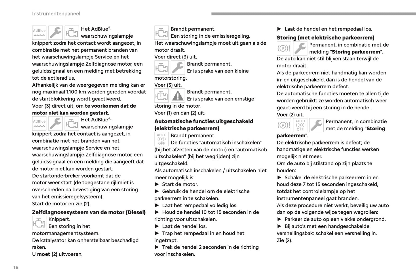 2023-2025 Fiat Scudo/E-Scudo Ulysse/E-Ulysse Owner's Manual | Dutch