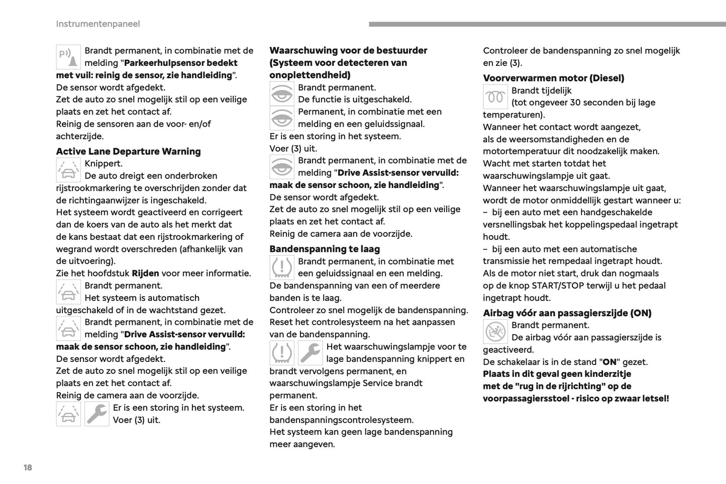 2023-2025 Fiat Scudo/E-Scudo Ulysse/E-Ulysse Owner's Manual | Dutch