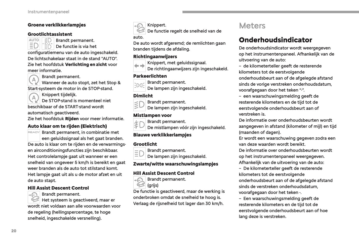 2023-2025 Fiat Scudo/E-Scudo Ulysse/E-Ulysse Owner's Manual | Dutch