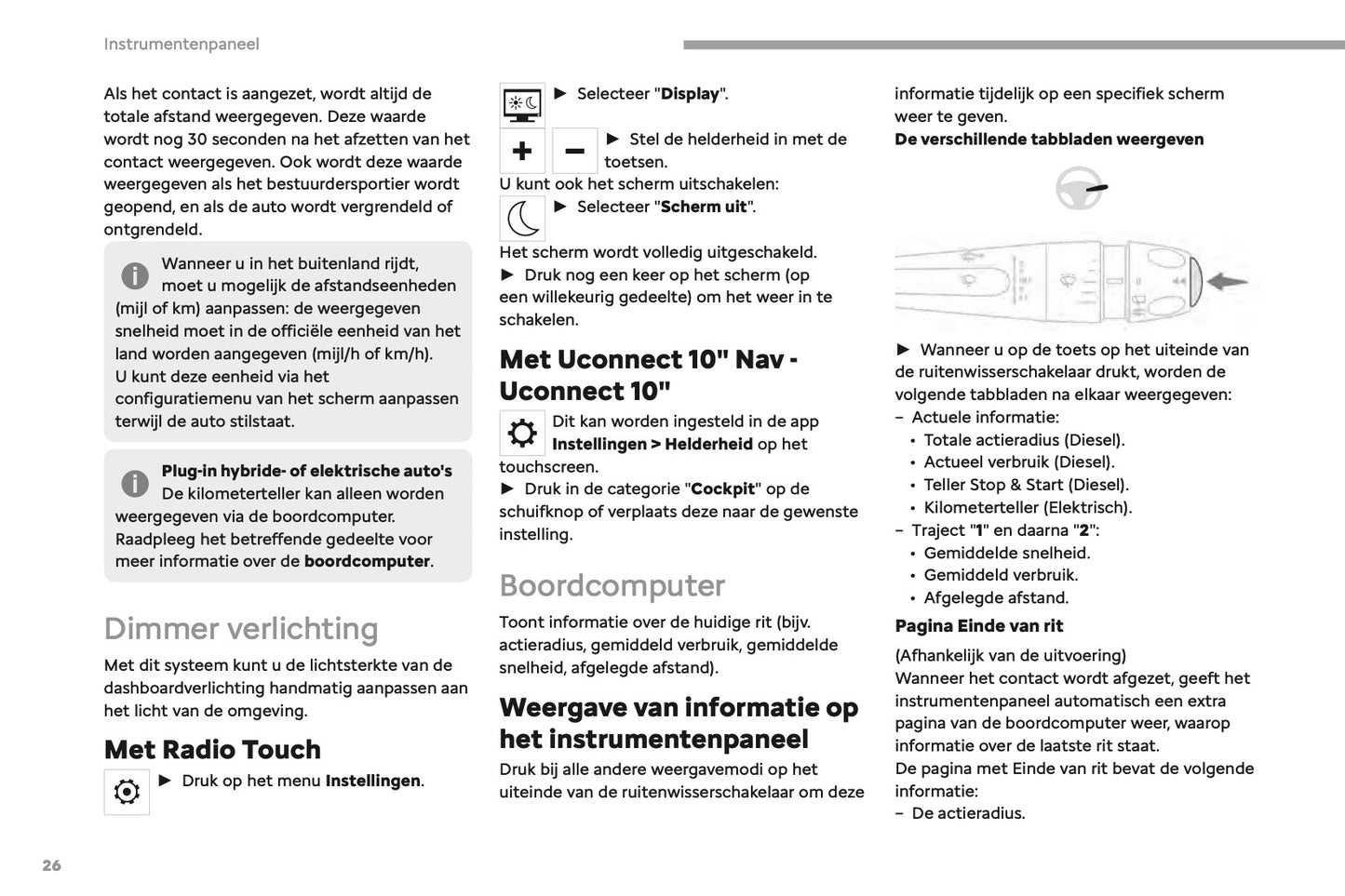 2023-2025 Fiat Scudo/E-Scudo Ulysse/E-Ulysse Owner's Manual | Dutch