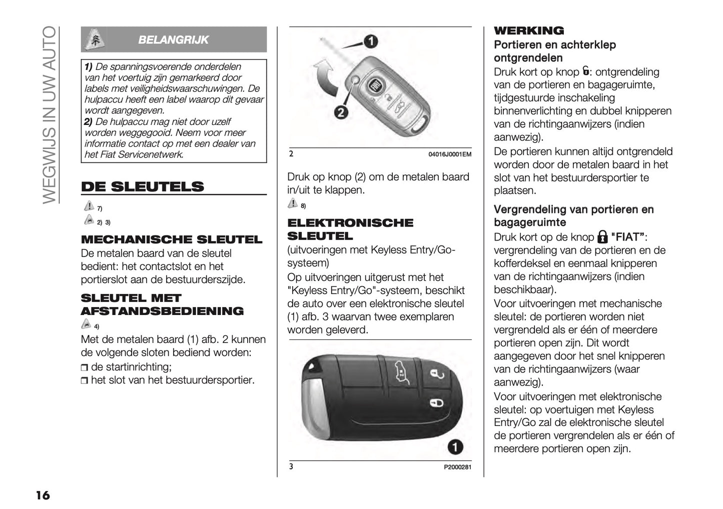 2023 Fiat Tipo 5 Door/Station Wagon Owner's Manual | Dutch