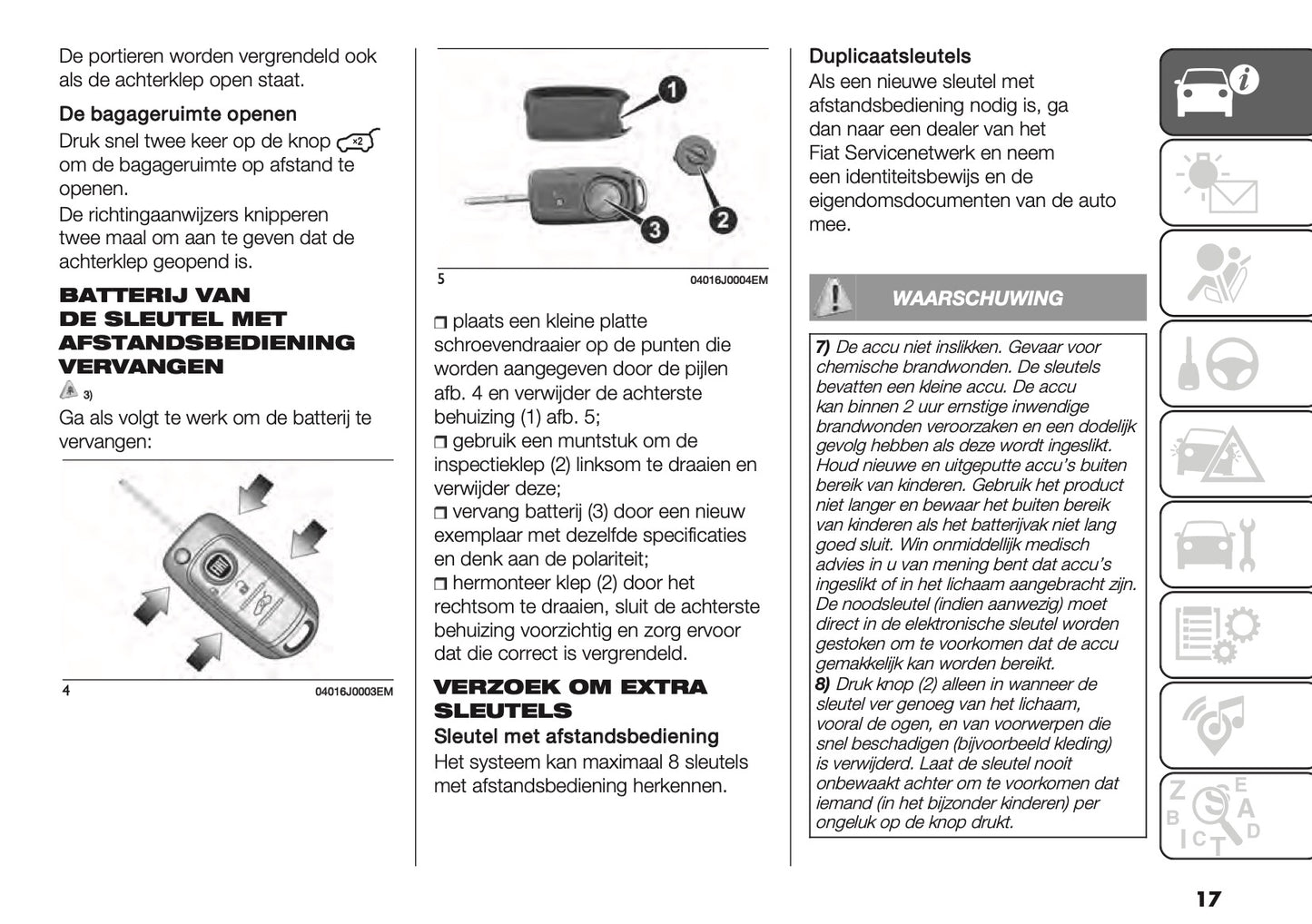 2023 Fiat Tipo 5 Door/Station Wagon Owner's Manual | Dutch