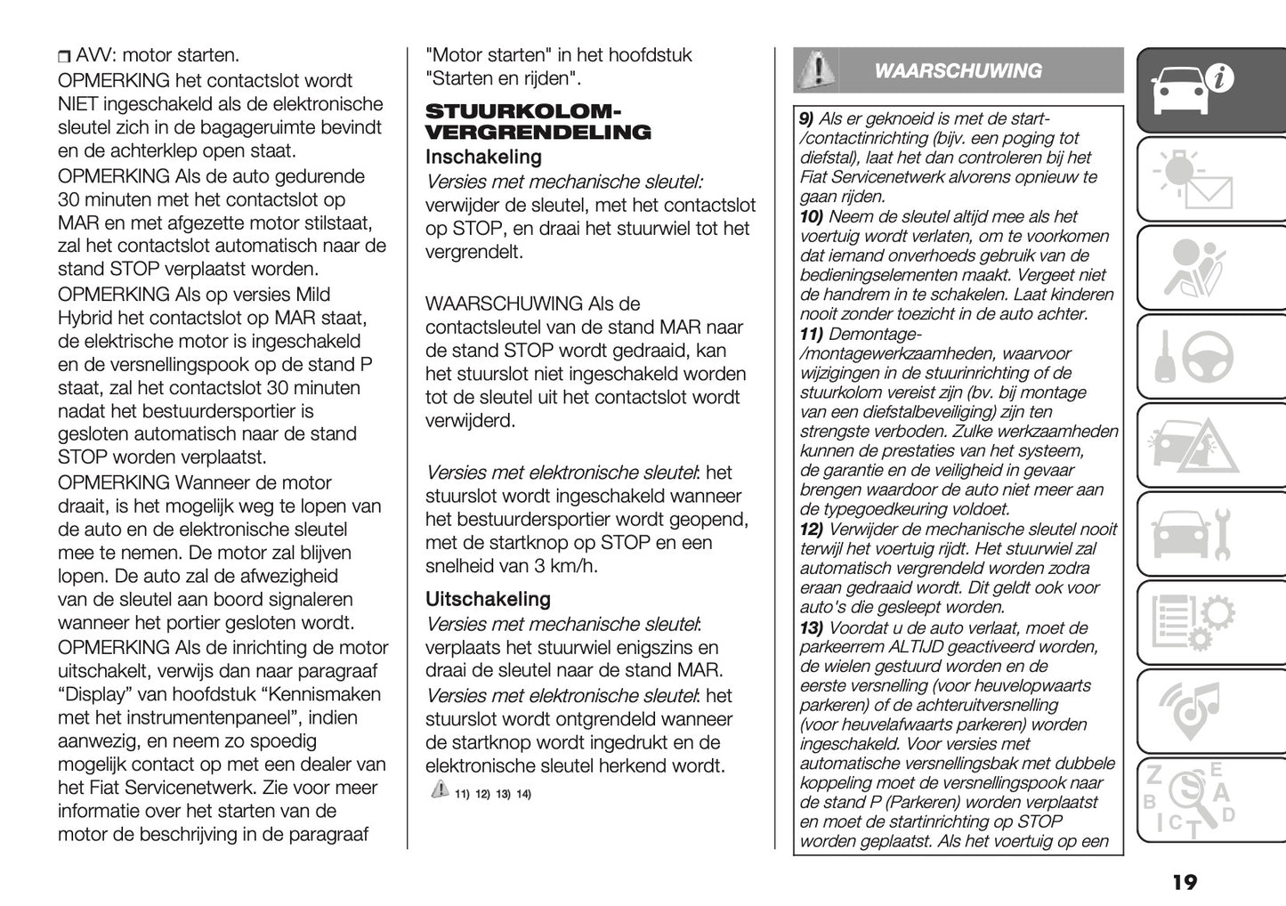 2023 Fiat Tipo 5 Door/Station Wagon Owner's Manual | Dutch