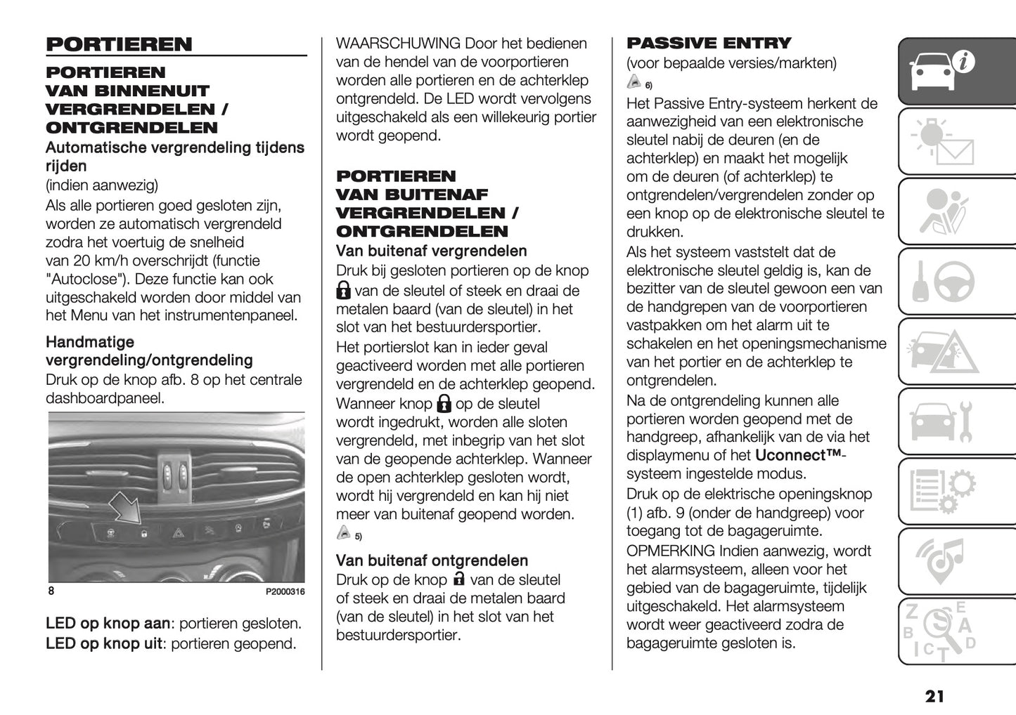 2023 Fiat Tipo 5 Door/Station Wagon Owner's Manual | Dutch