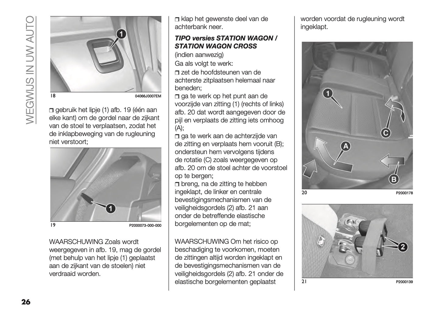 2023 Fiat Tipo 5 Door/Station Wagon Owner's Manual | Dutch