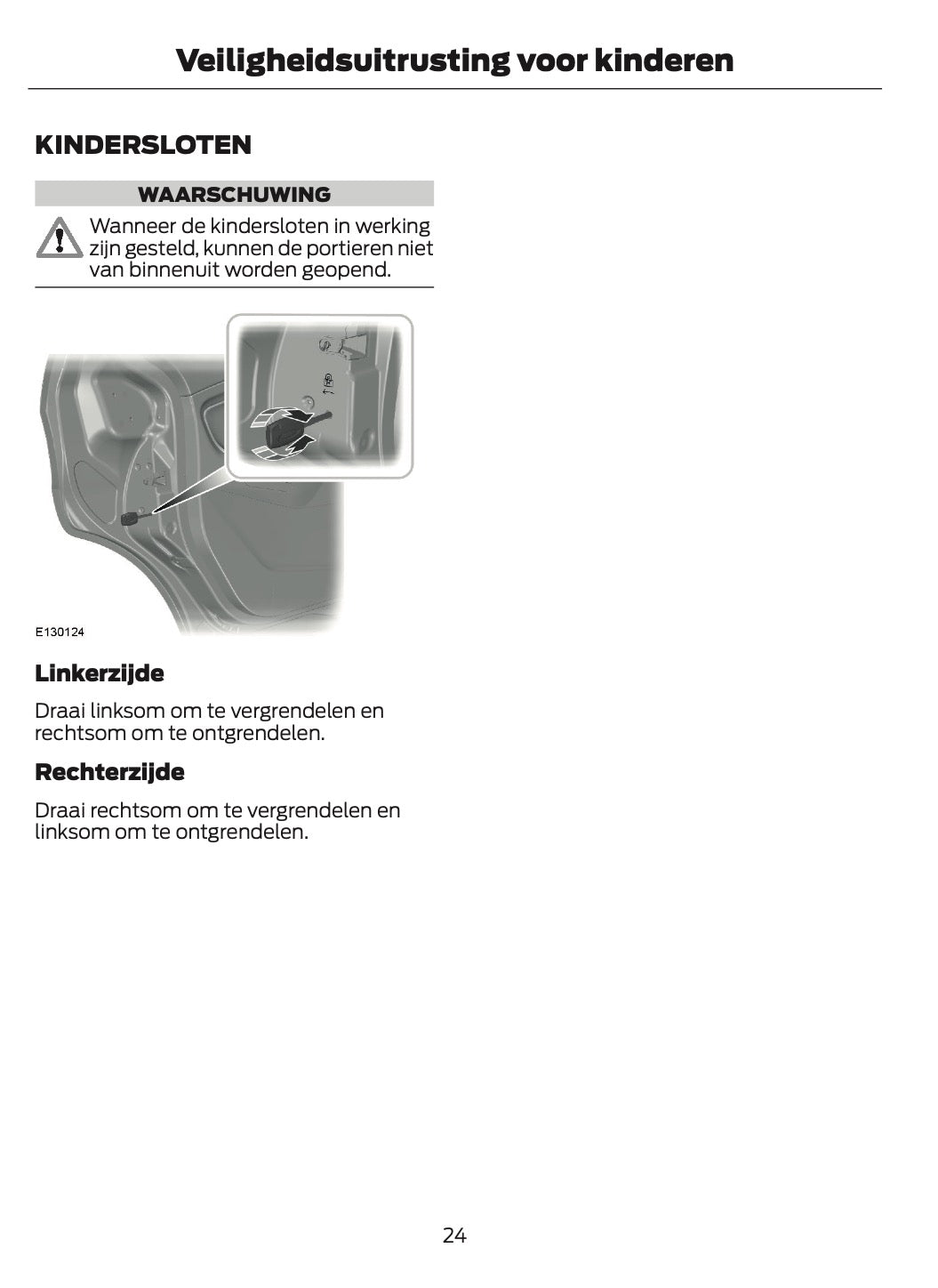 2014-2015 Ford B-Max Owner's Manual | Dutch