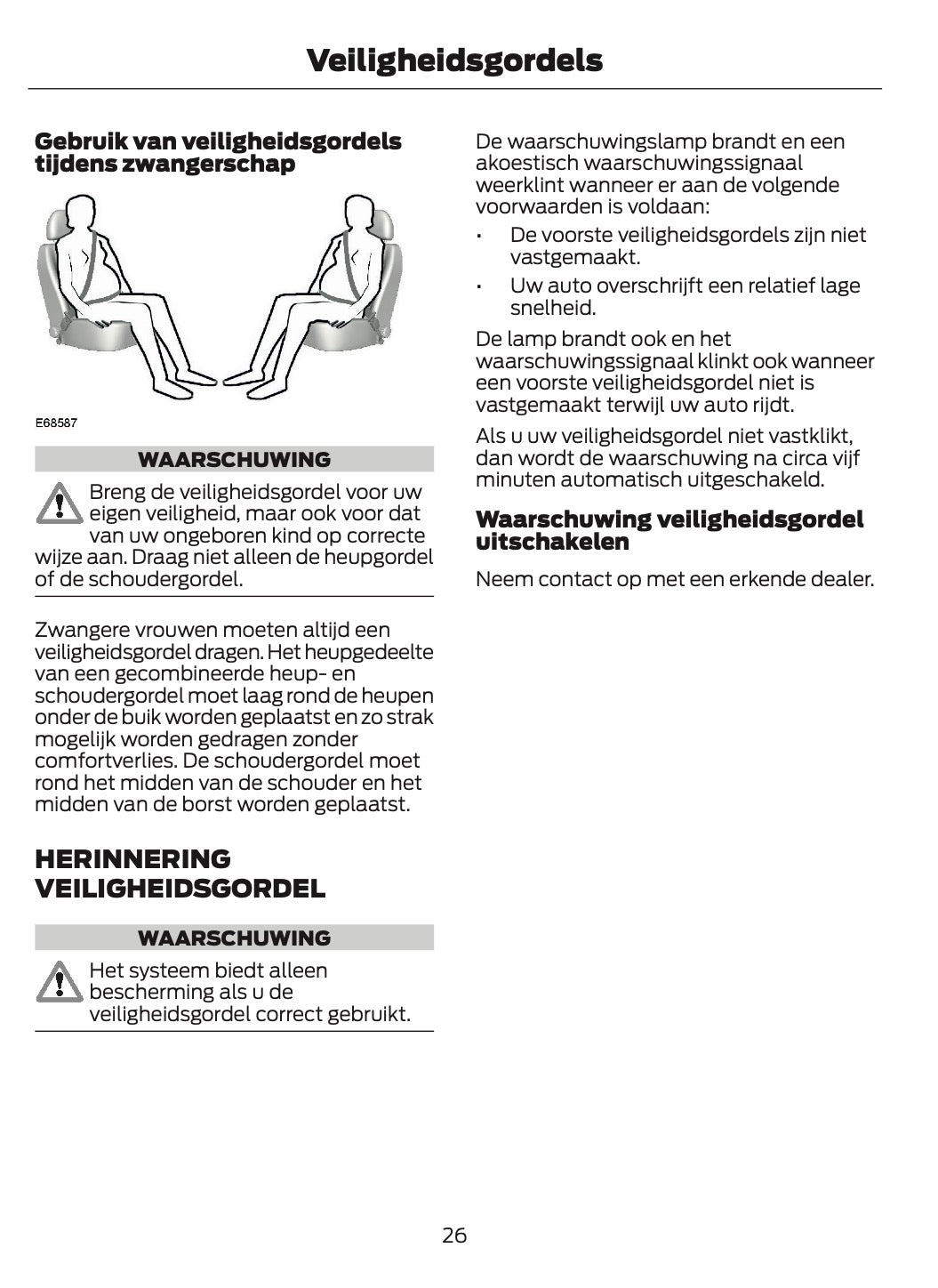 2014-2015 Ford B-Max Owner's Manual | Dutch