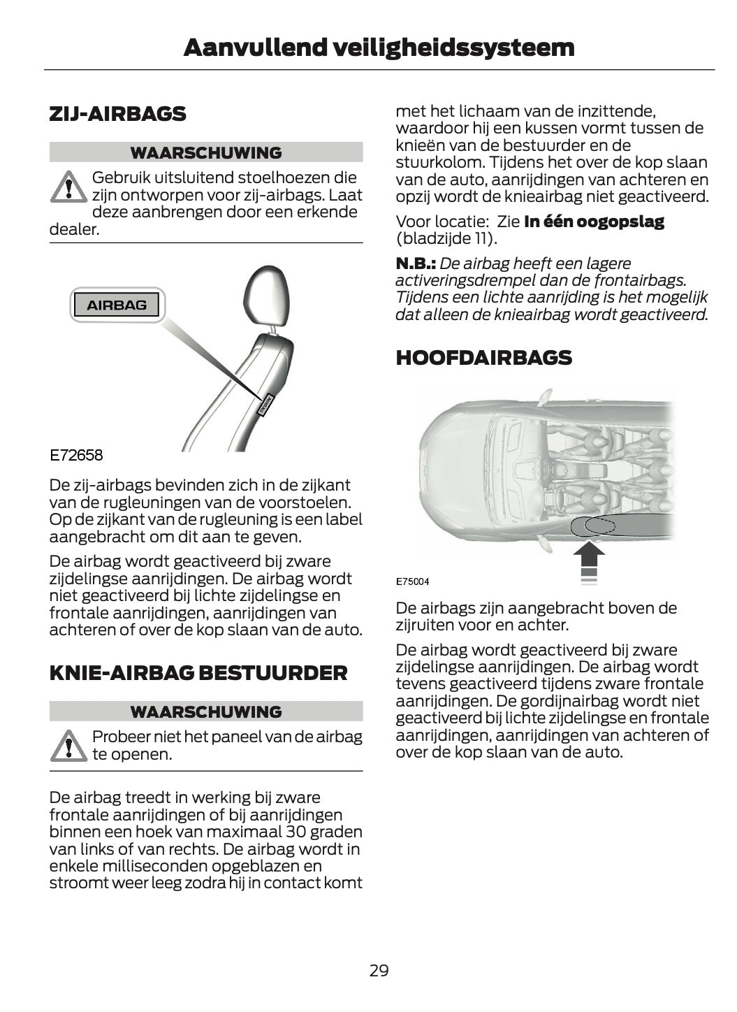 2014-2015 Ford B-Max Owner's Manual | Dutch