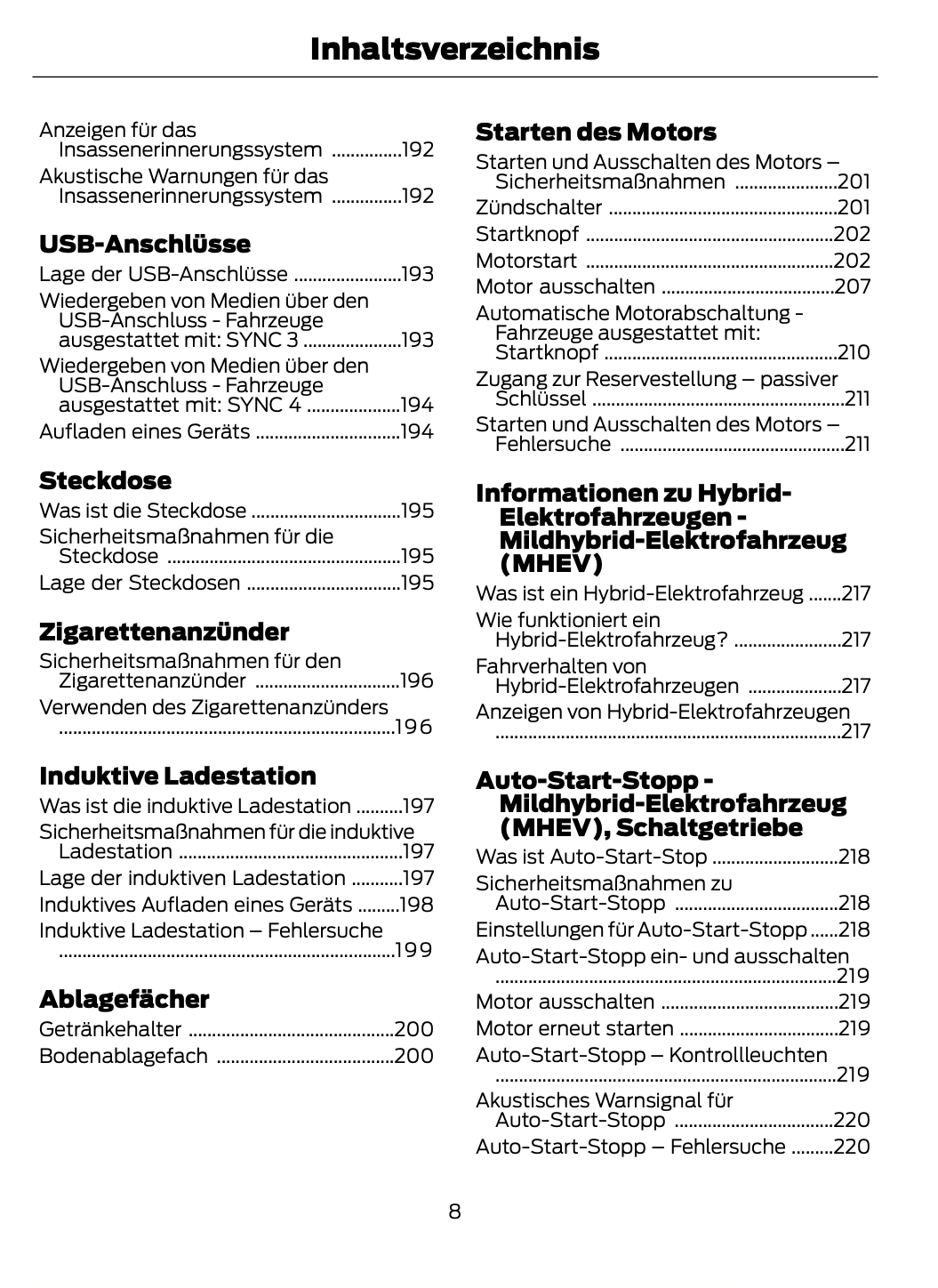 2023-2024 Ford Focus Manuel du propriétaire | Allemand