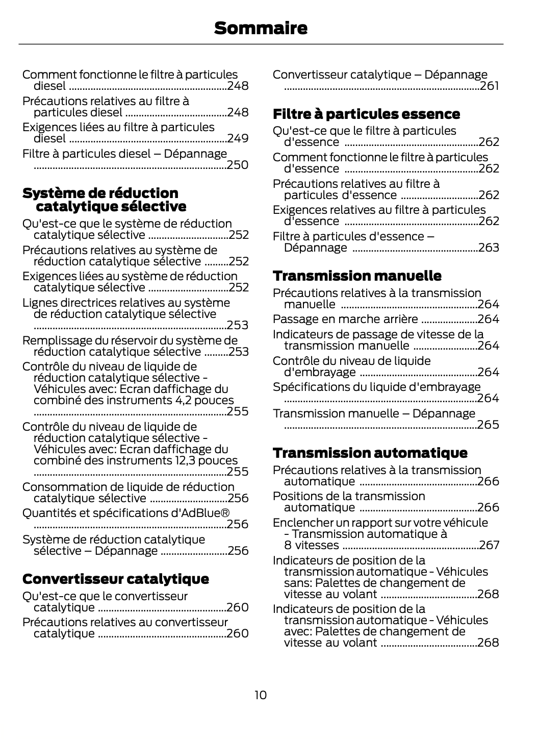 2023-2024 Ford Focus Manuel du propriétaire | Français