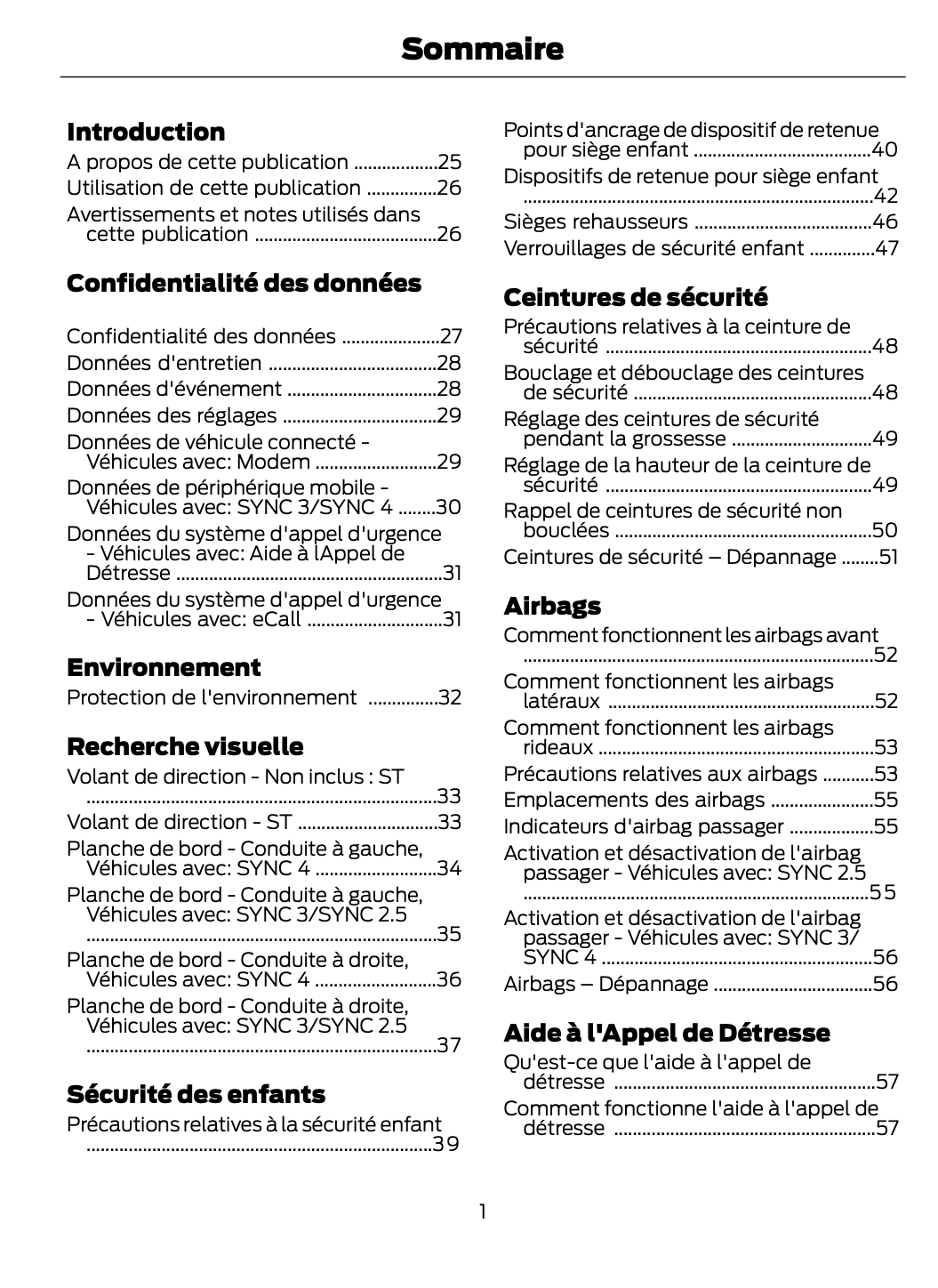 2023-2024 Ford Focus Manuel du propriétaire | Français