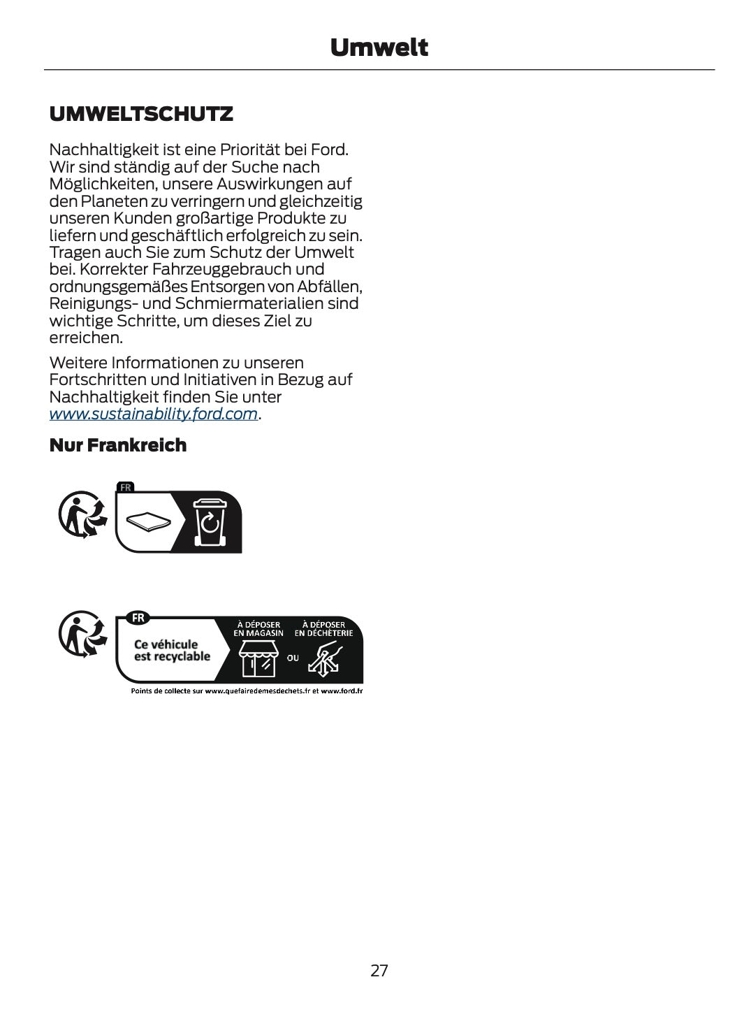 2024-2025 Ford Kuga Owner's Manual | German