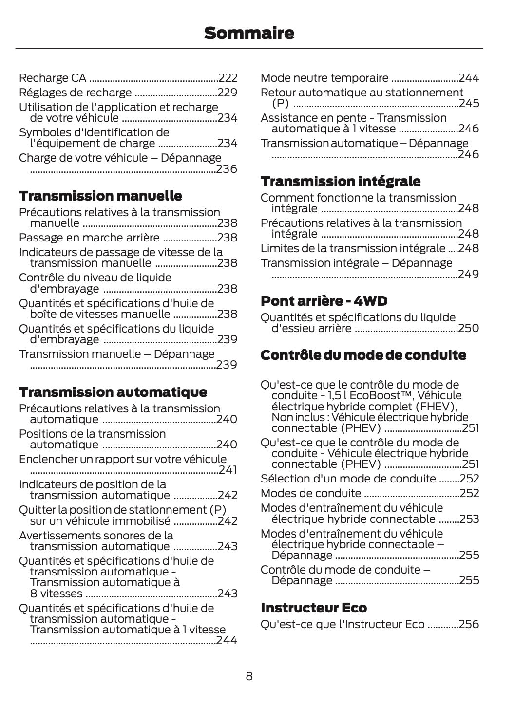 2025-2026 Ford Kuga Manuel du propriétaire | Français